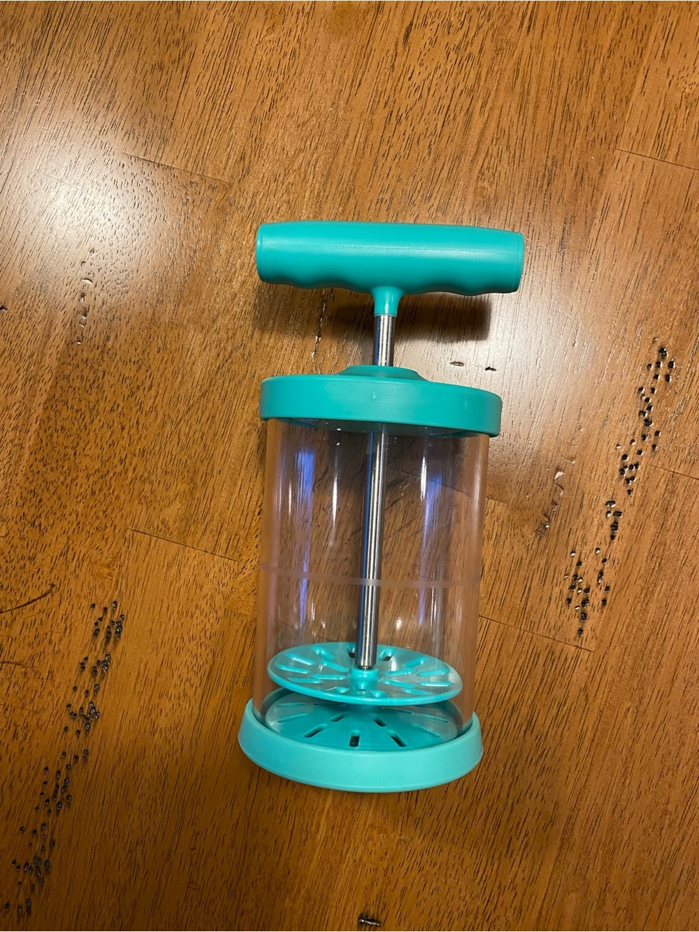 Turquoise Pampered Chef Whipped Cream Maker, Like New